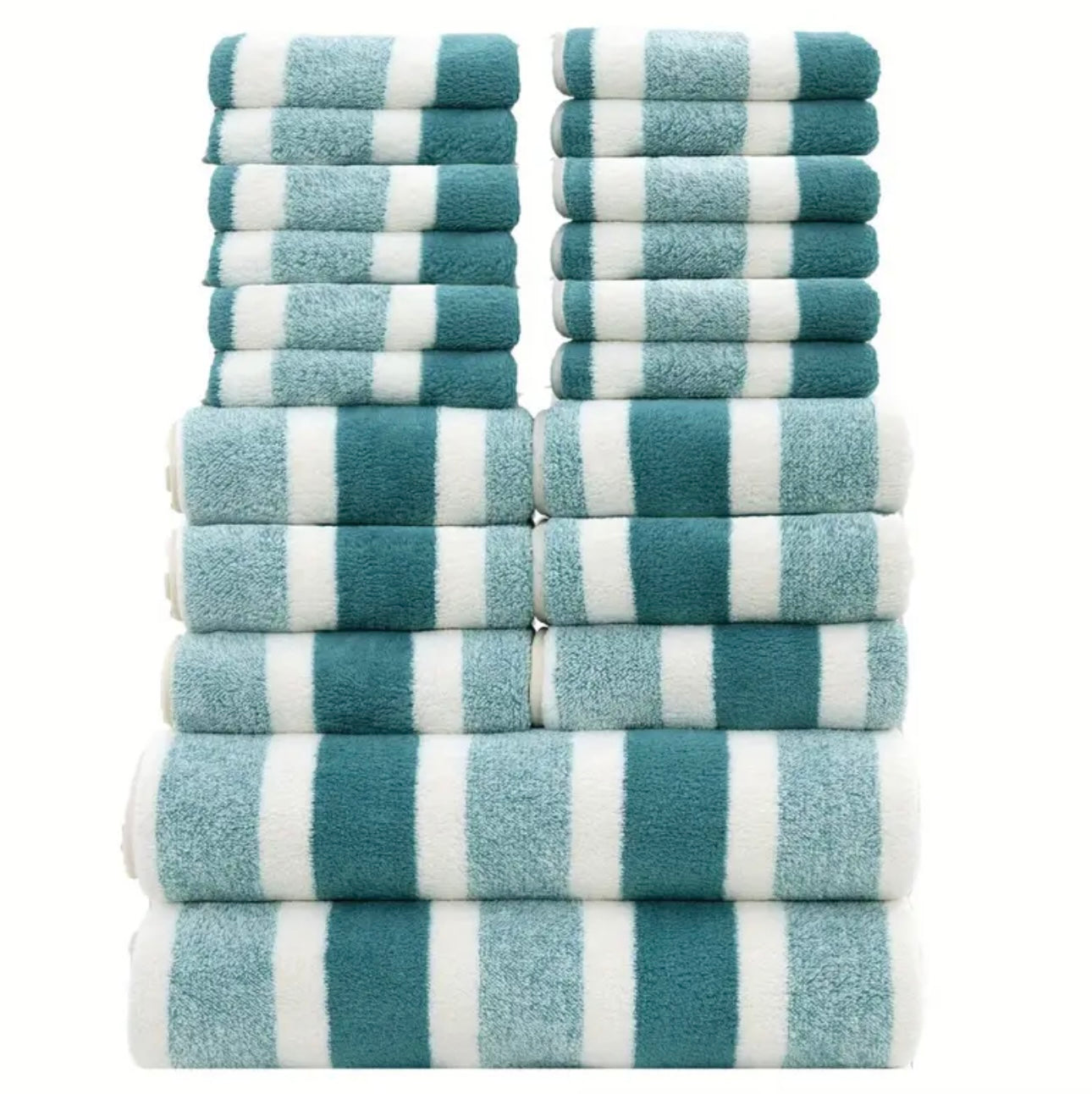 🛁✨ ¡Transforma tu baño con este increíble Set de Toallas Premium de 20 piezas!