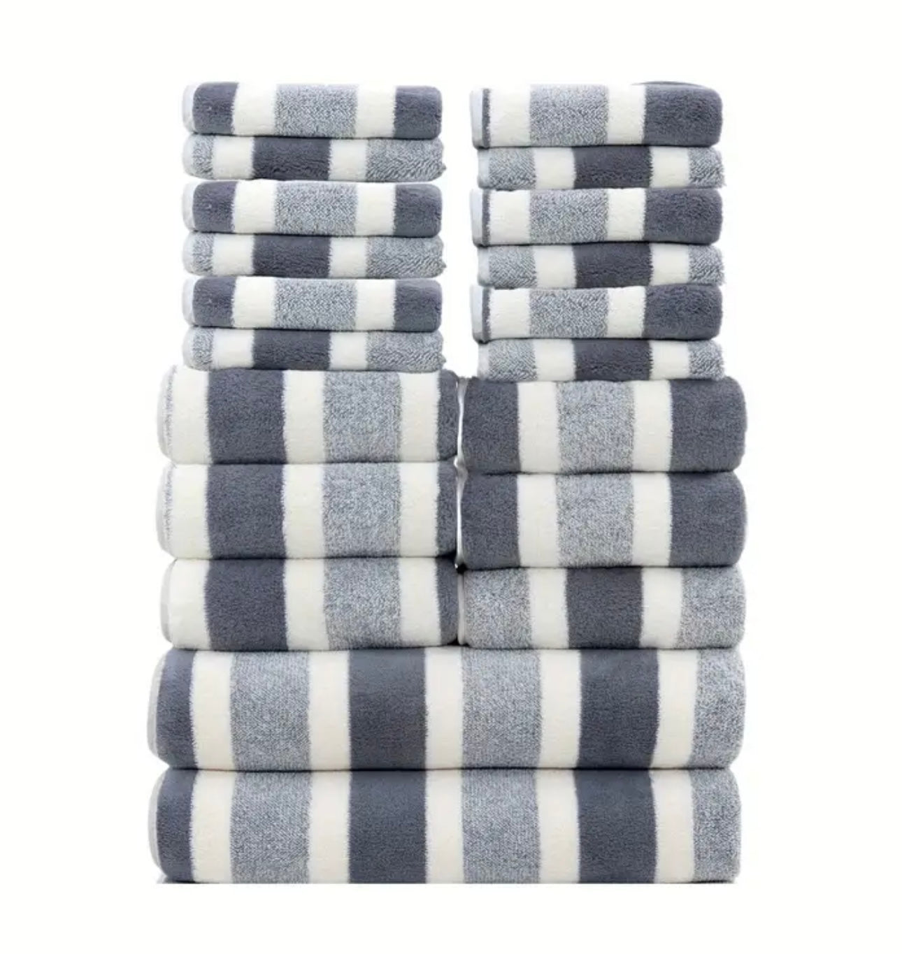 🛁✨ ¡Transforma tu baño con este increíble Set de Toallas Premium de 20 piezas!