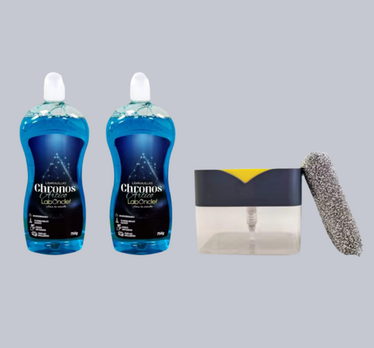 ✨ Pack Lavavajillas Chronos LabOncler + Dispensador con Estropajo ✨