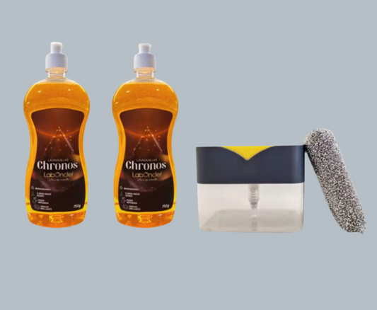 ✨ Pack Lavavajillas Chronos LabOncler + Dispensador con Estropajo ✨